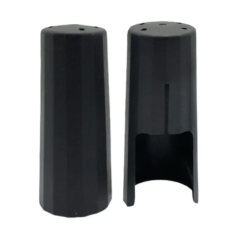 Black Alto/Tenor/Soprano  Saxophone Mouthpiece Ligature  Plastic Cap