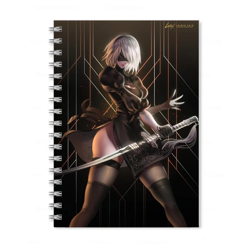 Скетчбук; блокнот; для рисования; аниме; тетрадь; Nier: Automata; 2B; альбом;