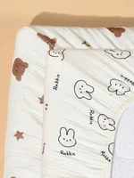Draps de berceau pour bébé, 1 pièce, pour garçons et filles, drap-housse pour berceau Standard et matelas pour tout-petits, drap de bébé en microfibre Super douce 3