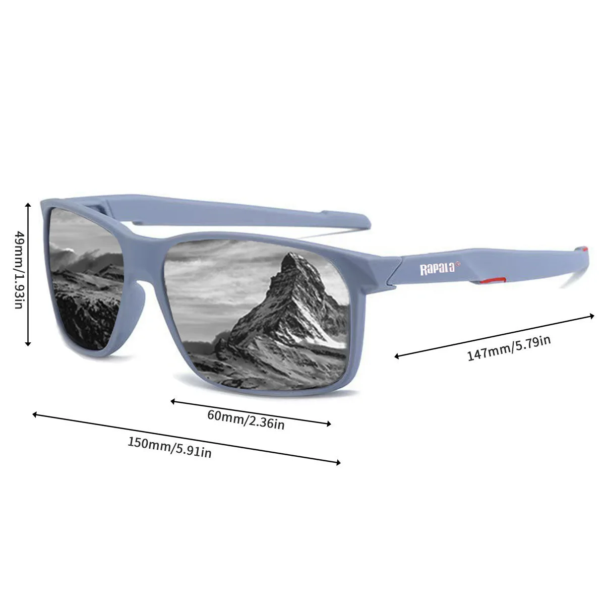 Polarized Sunglasses New Rapala Fashional Polarized Sunglasses Outdoor Mountaineering Anti-ultraviolet Riding Fishing