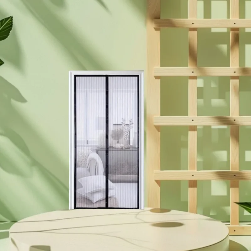 Mosquito proof gauze door curtain, summer mosquito proof encrypted self-adhesive door curtain, dust-proof and insect proof