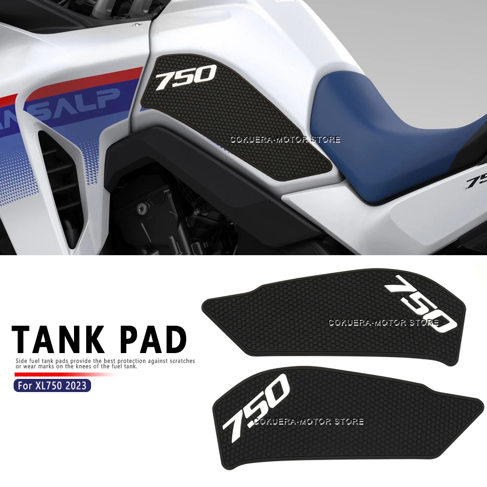 For Honda XL750 TRANSALP 2023 Motorcycle Fuel Tank Sticker Protection Sticker Decal Knee Pad Sticker