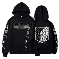 Attack on Titan Levi Kyojin No Shingeki Anime Print Hoodie Sweatshirt Men Women Harajuku Pullover Plus Size 1