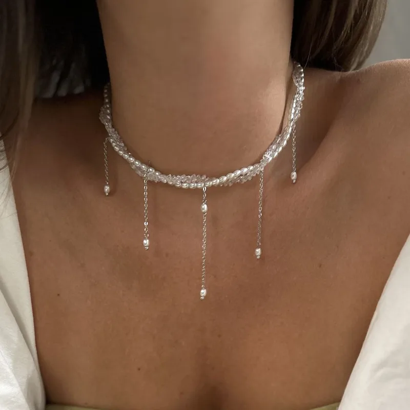 Fashion Tassel Chain Pendant Necklace For Women Boho