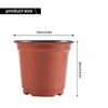 1200Pcs 4 Inch Plastic Flower Seedlings Nursery Supplies Planter Pot/Pots Containers Seed Starting Pots Planting Pots 6