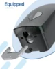 Large Foam Soap Dispenser Wall Mount 1000ML Foaming Soap Dispenser Kitchen Bathroom Foam Pump Manual Soap Dispenser Clear 3