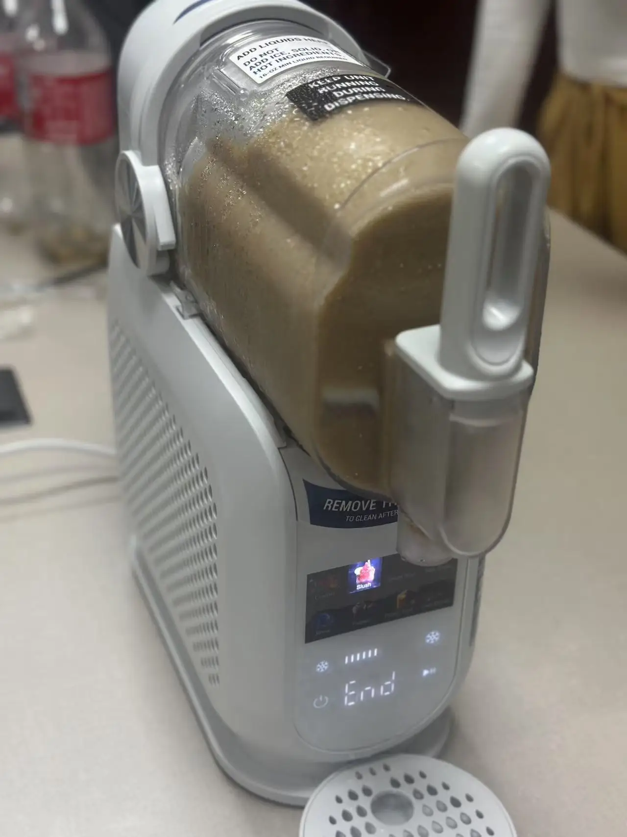 가정용 소형 마가리타 차, 청량음료, 와인 제조기, 레스토랑용 1.8L 테이블탑 슬러시 기계 도매