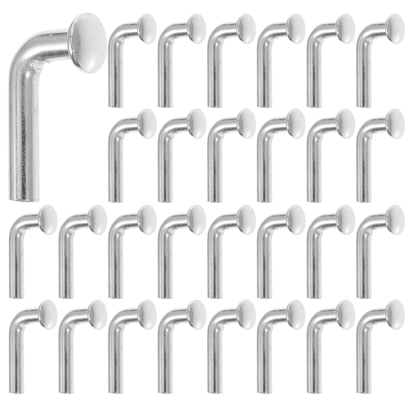 

Pallet Rack Drop Hooks 100Pcs Heavy Duty J Bolt Safety Universal Hookss Small Pallet Rack Safety Bolt Round Top Hat Home Or Diy