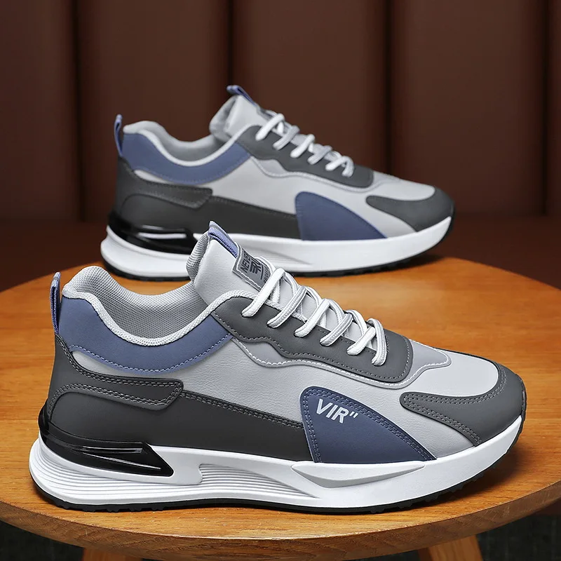 

High Quality Men Casual Sneakers Outdoor Comfortable Platform Running Shoes for Men Lace-up Flats Tennis Shoes Zapatillas Hombre