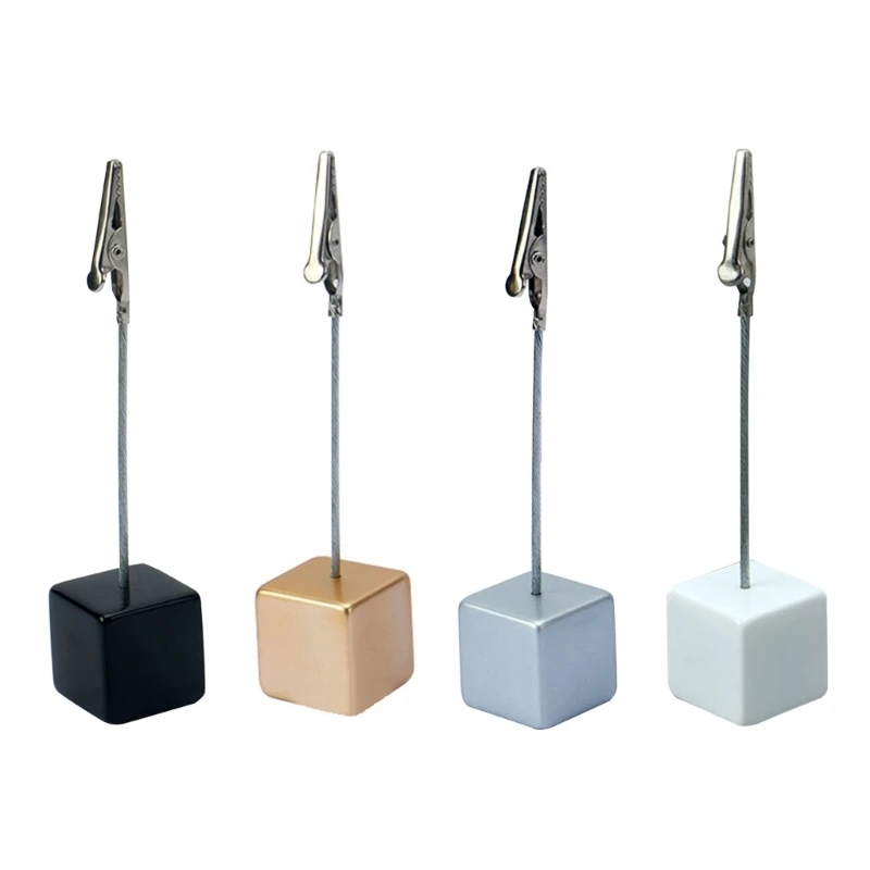 

CPDD Translucent Resin Memo Clip Stand with Clip for Office Tasks and Limited Spaces