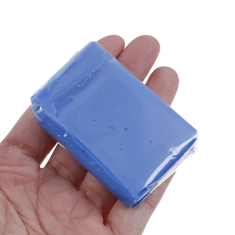 Car Cleaning Clay Bar Cleaning Magic Mud Car Clay Bar Vehicle Washing Cleaning Tools Blue 50g Cleaner Auto Care Washer Sludge Mud Remove Handheld Detailing Accessories