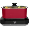 6 Qt Slow Cooker, Non-Stick Crockpot with Variable Temperature Control, Travel Lid and Thermal Carrying Case, Slow Cookers 1