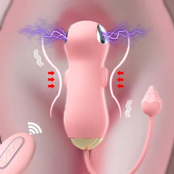Electric Shock Vibrator Vibrating Egg Kegel Exercise Remote Control Vaginal Stimulation Vaginal Balls for Women Adult Sex Toys 2