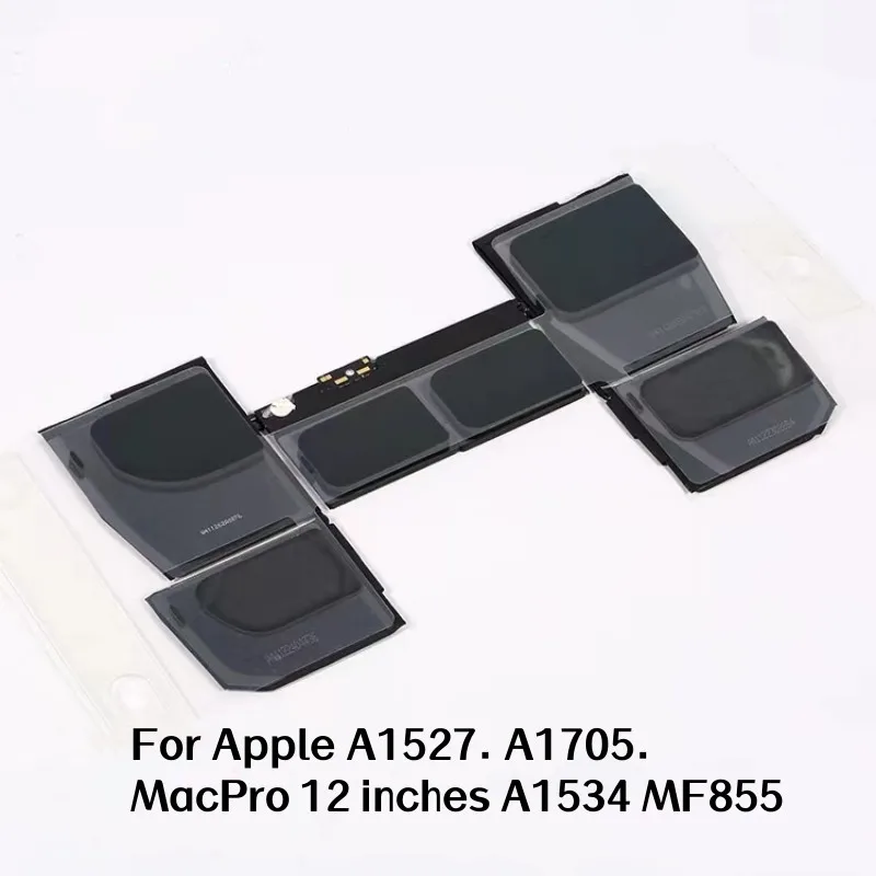 

5263mAh For Apple A1527. A1705. MacPro 12 inches A1534 MF855 laptop battery