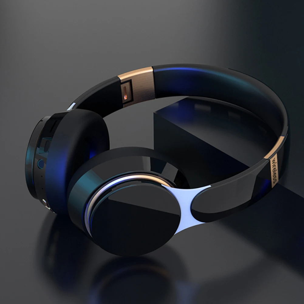 

FG-07 Bluetooth-compatible Wireless Headphone with Mic Music Headset Support TF Card HIFI Stereo Earphones for Phone Computer