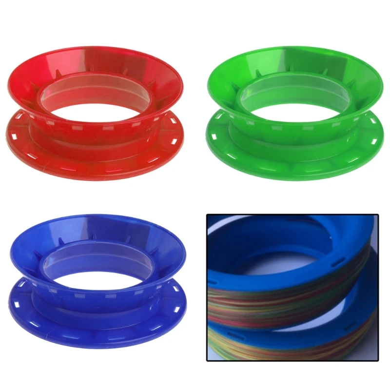 Fishings Line Coiling Plate Wire Winding Rings Fishings Line Reel Wire Winding Plate Hand Reel Accessorys