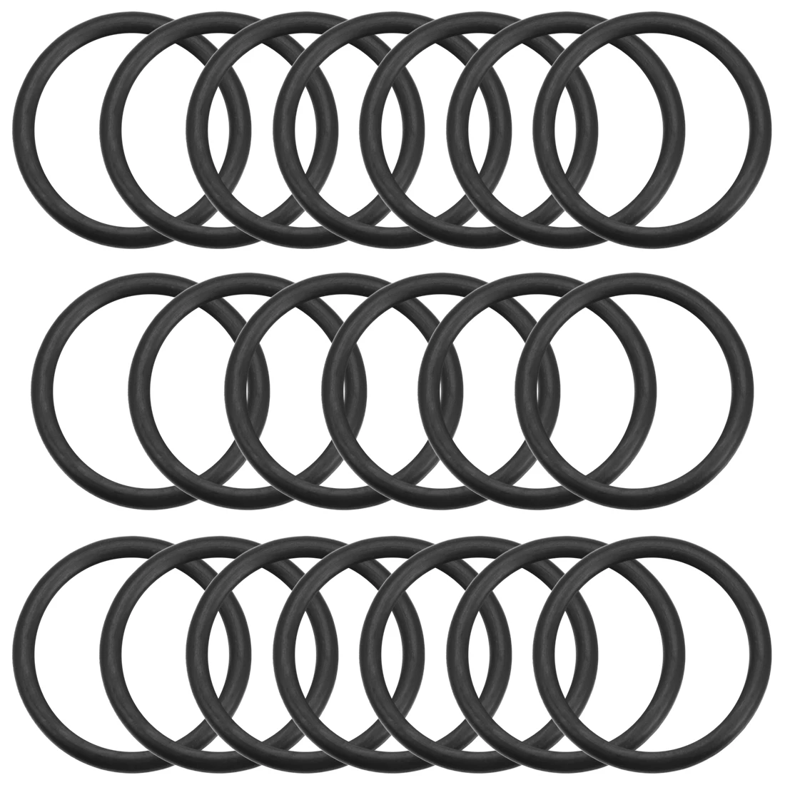 20pcs O-Rings Nitrile Rubber Gasket 25mm Inner Diameter 32mm OD 3.5mm Width Seal Rings Sealing Gasket for Pressure W