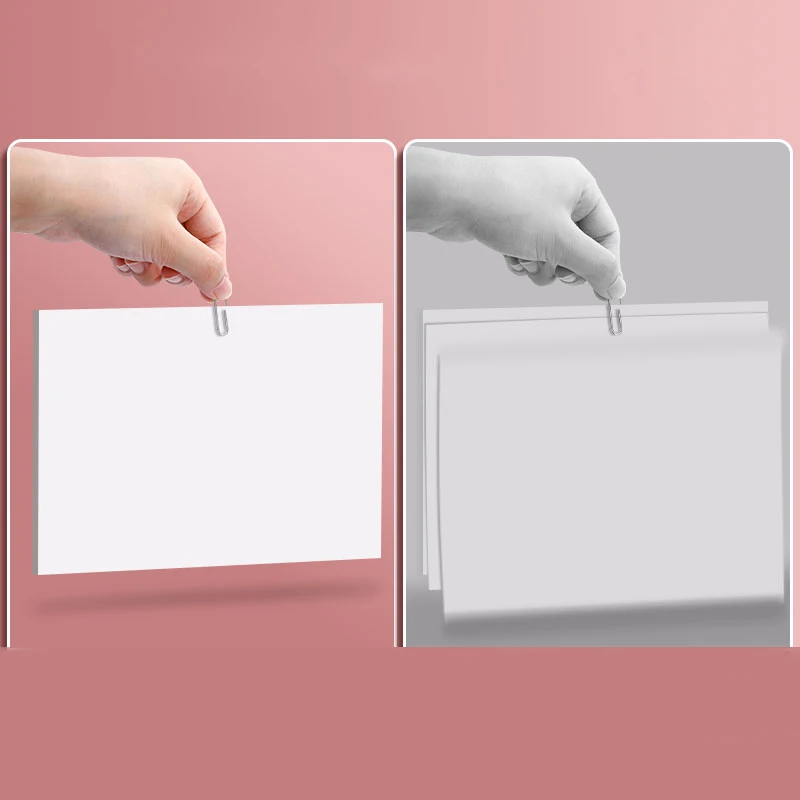 M&G 200-Piece Metal Silver Paper Clips Bucket Set Office Stainless Steel Bookmarks with Storage Box for School And Office Suppli