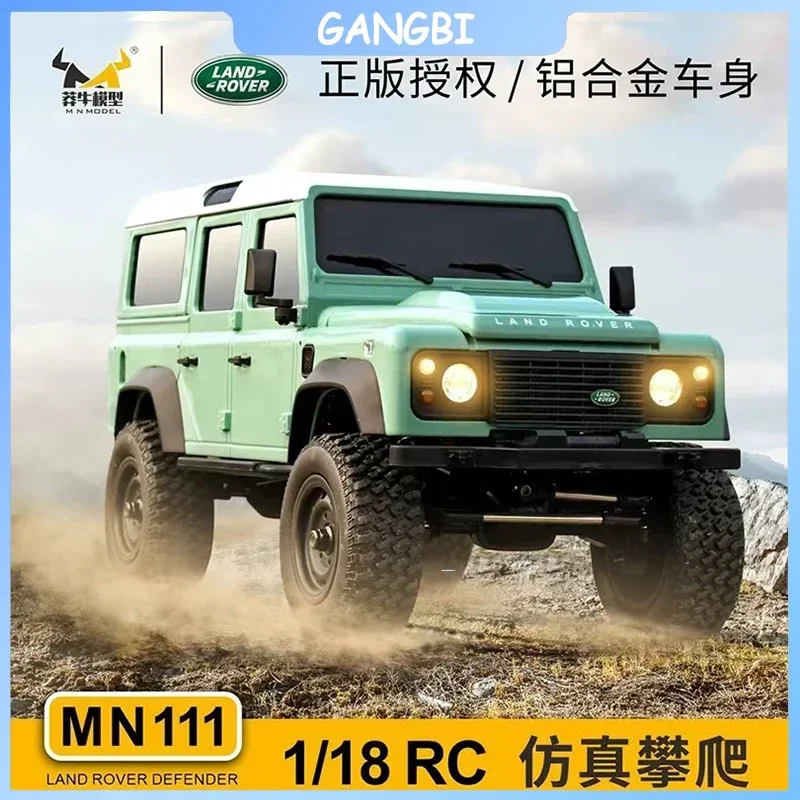 Hunk Man Exclusive MN Model 1:18 Tracked MN111 Kit Assembles RC Adult Pro 4WD SUV with Led Lights Metal Shell Diy RC Car 3