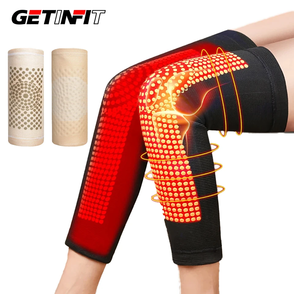 

2Pcs Self Heating Support Knee Pads Elbow Brace Injury Recovery Belt Knee Massager Warm Arthritis Joint Pain Relief Men Women