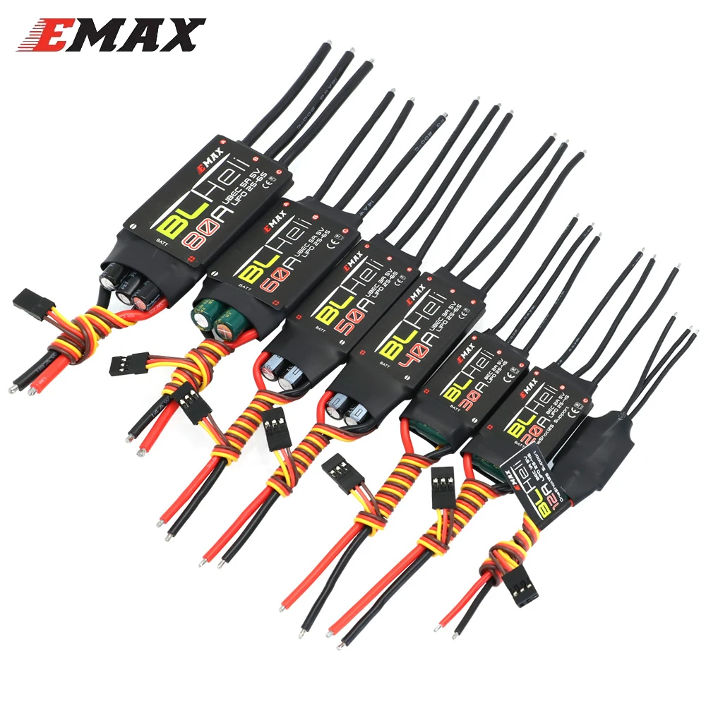 Achetez BLHeli ESC 12A à 80A pour micro moteurs, contrôleur compact et léger.
