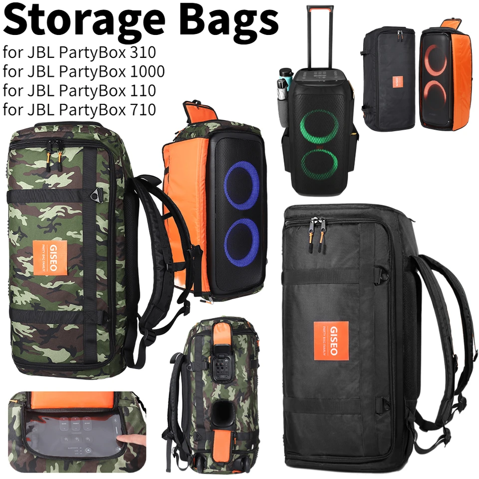 PARTYBOX110【 持ち運びバック付き 】 Amazon.com: Speaker Bag Portable Speaker Backpack Travel