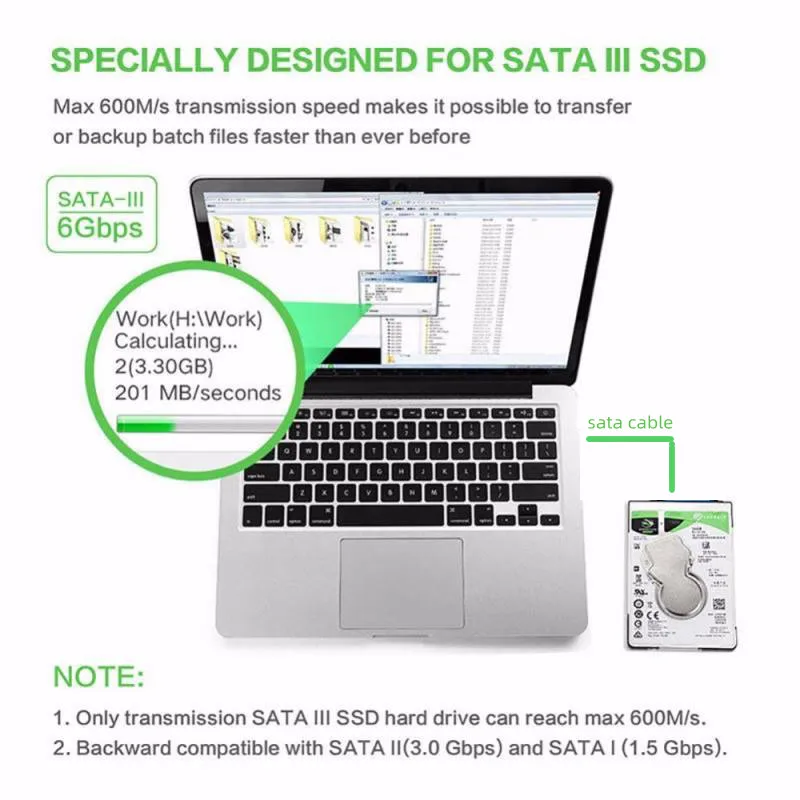 USB 3.0 2.0 SATA 3 Cable Sata To USB 3.0 Adapter Up To 6 Gbps Support 2.5 Inch External HDD SSD Hard Drive 22 Pin Sata III Cable sata to usb cable sata to usb adapter sata to usb adapter cable sata adapter cable usb adapter cable usb cable adapter conversion cable adapter