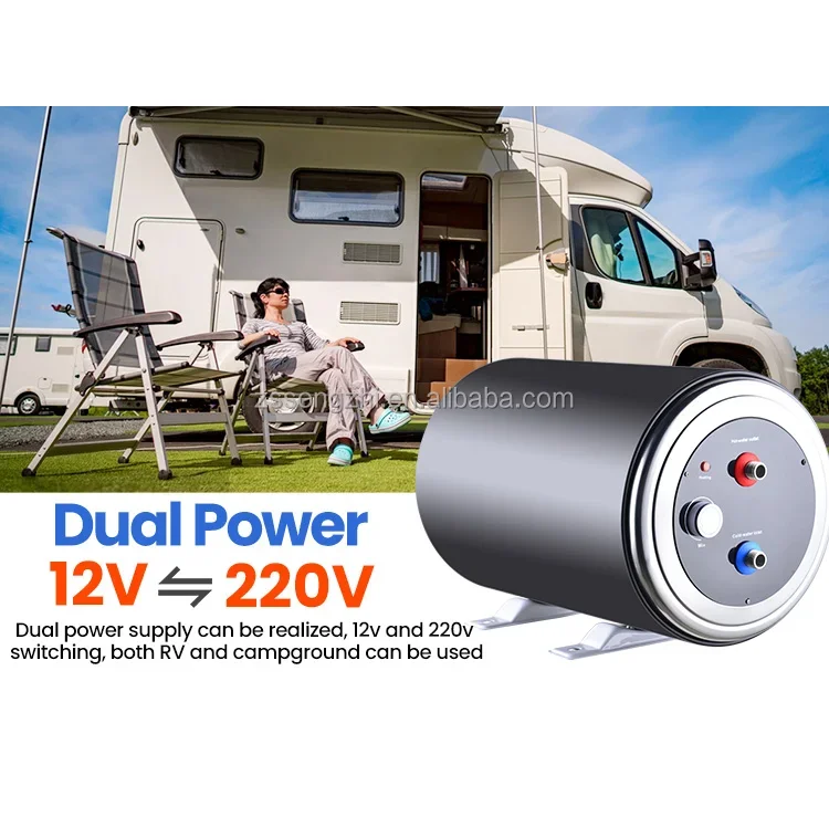 Scaldabacqua 12V Svans SV5 - 5 Litri Per Camper E Roulotte