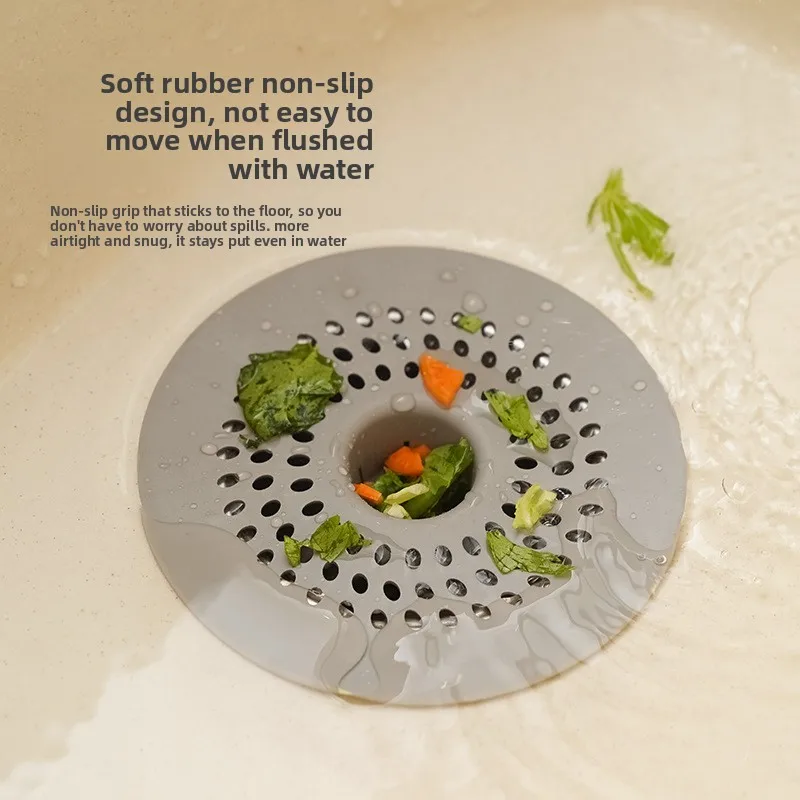 Silicone Anti-Clogging Hair Filter