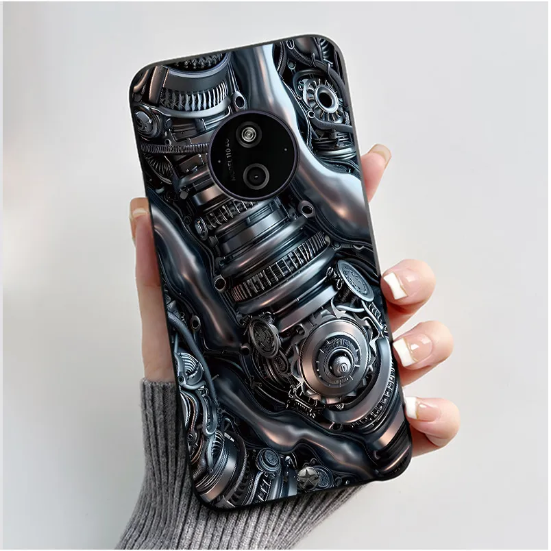 Aesthetic Luxury Soft Silicone Black Matte Phone Case Cover - Cute and Cool Design