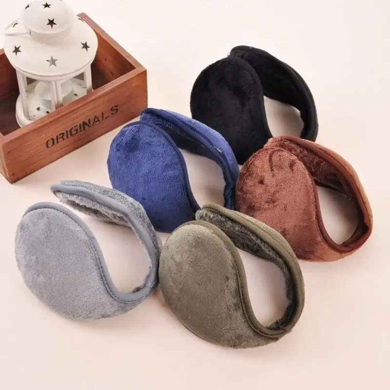 Ear Muffs Winter Ear Warmers Earwarmer Mens Womens Soft Thicken HeadBand Plush Cover Muff Protector Earflap For Sports Daily