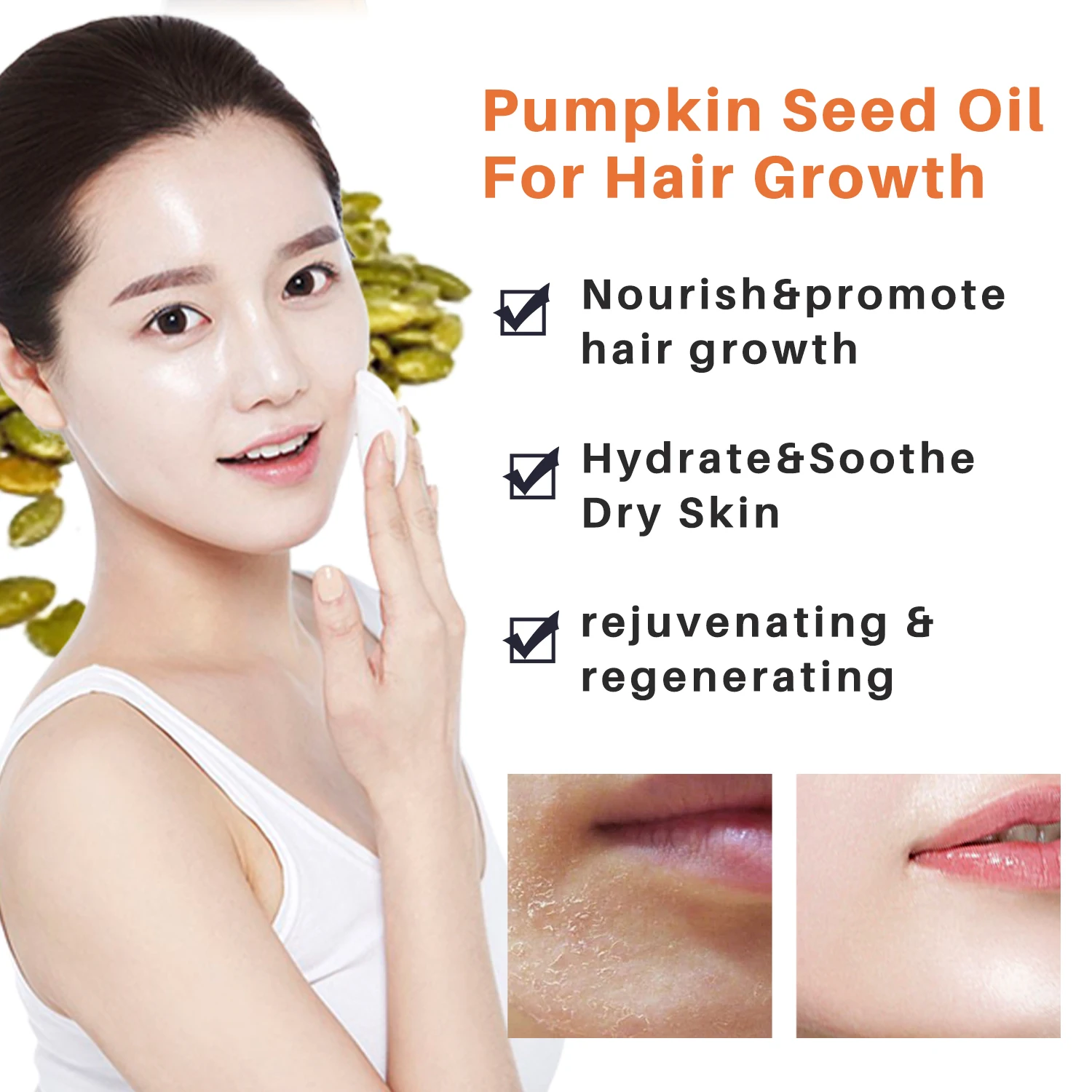 PUMPKIN SEED OIL FOR LONGER THICKER HAIR! 