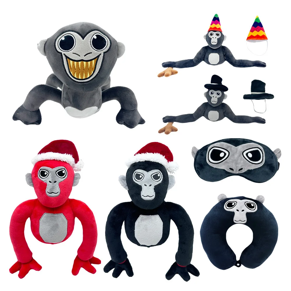 

Новые плюшевые игрушки Gorilla Tag Monke, милые мягкие набивные куклы для детей, подарок на день рождения и Рождество