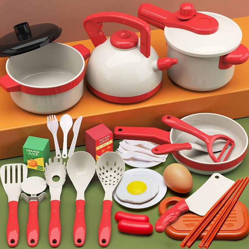 Cutting Play Food Toy for Kids Kitchen Pretend Fruit &Vegetables Accessories Educational Toy Food kit for Toddler Children Gift