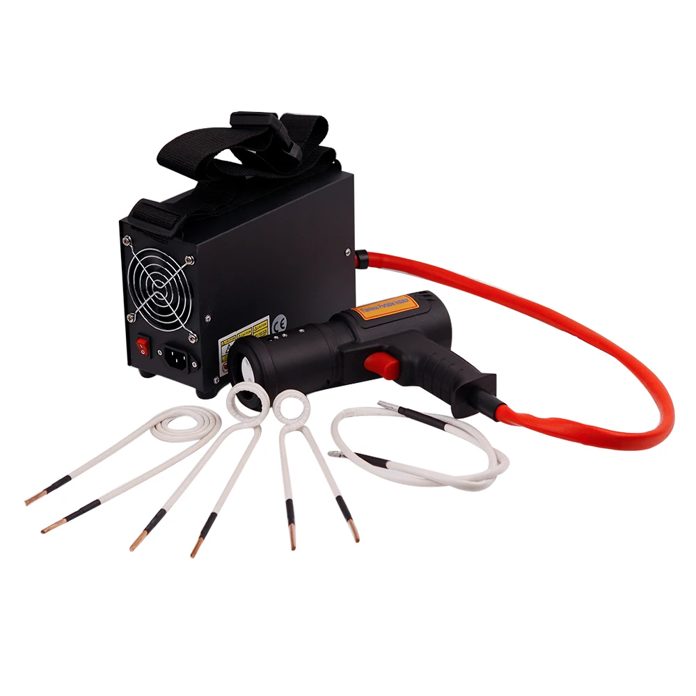 1500W Magnetic Induction Heater Kit – Portable Bolt Heater With 4 Coils, Storage Box, For Garage Repairs