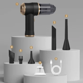 Wireless Car Vacuum Cleaner for Cleaning Bedroom Carpets Portable High Power Function Home Appliance Cleaning Machine 3