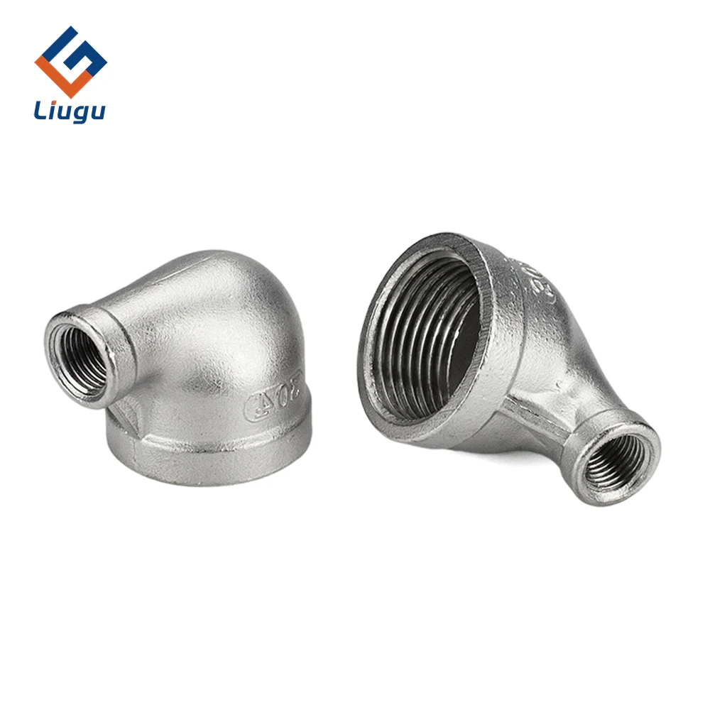 Stainless Steel 90° Angled Elbow Reducing Pipe Fitting