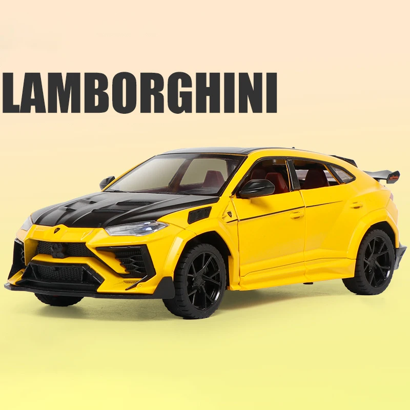 

1:24 Lamborghini URUS Bison Mansory SUV Alloy Cast Toy Car Model Sound and Light Children's Toy Collectibles Birthday gift