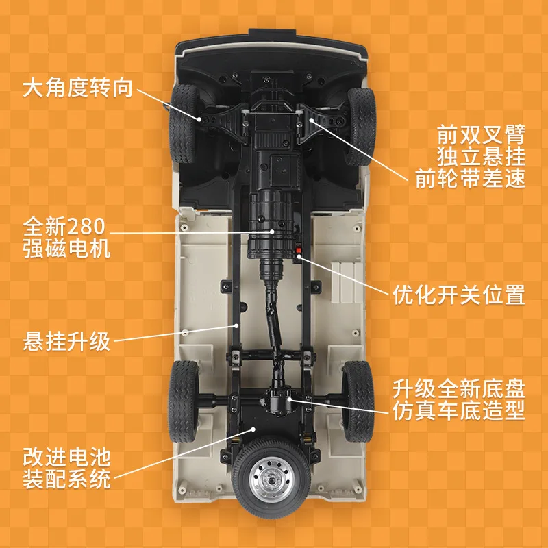Wpl 2.4g Rc Car 1：10 4wd Full Scale Suzuki Minivan Simulation Drift Remote Control Car Toy Climbing Truck For Kids Boys Gifts 6