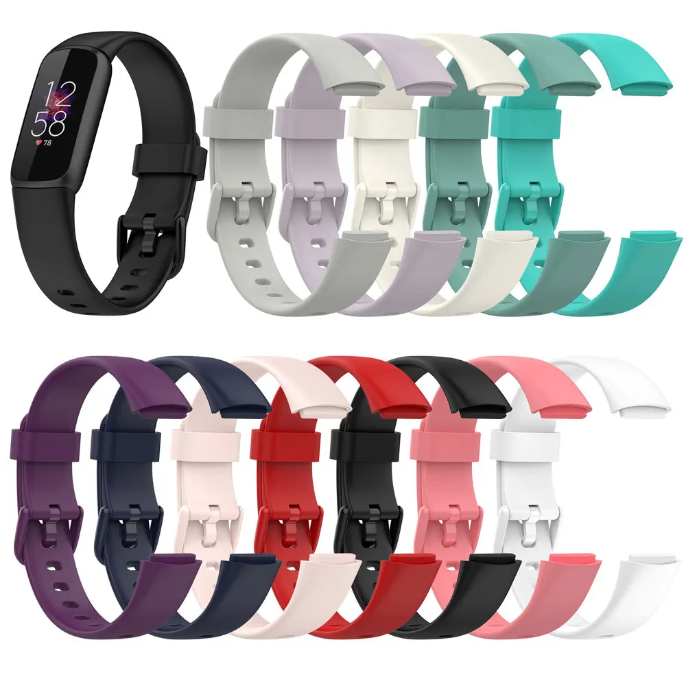 Cinturino per orologio Fitbit Luxe cinturino in Silicone cinturino cinturino da polso per accessori di ricambio per cinturino Fit Bit Luxe