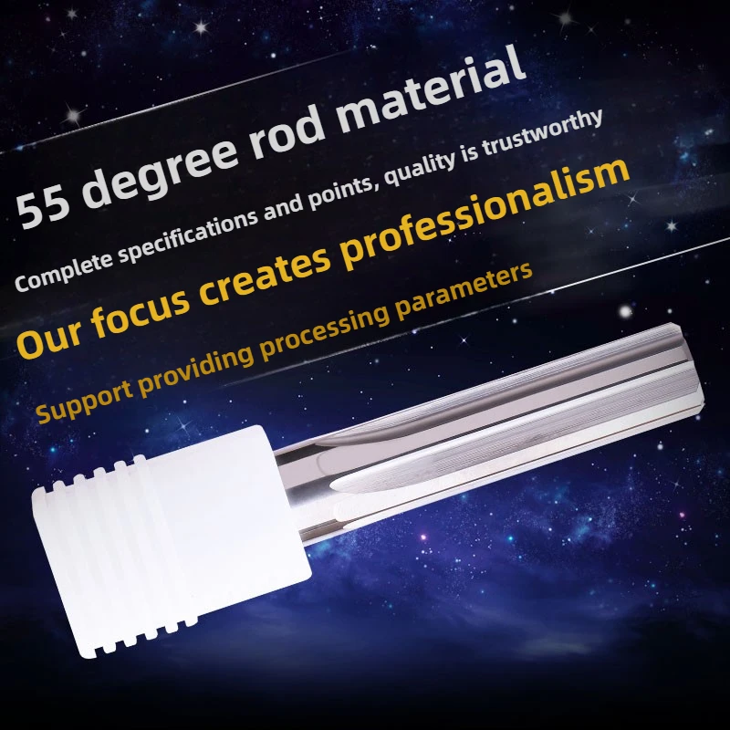 RL CNC Tungsten Steel Straight Groove Reamer CNC Solid Carbide Aluminum Straight Groove Reamer Precision H7 Deep Hole Reamer 3
