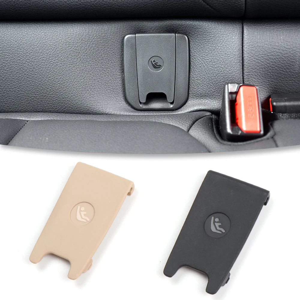 Black Beige Car Rear Seat Hook ISOFIX Cover Child Restraint for BMW F52 Rear Seat Hook Black Buckle 52207453716 52207453711