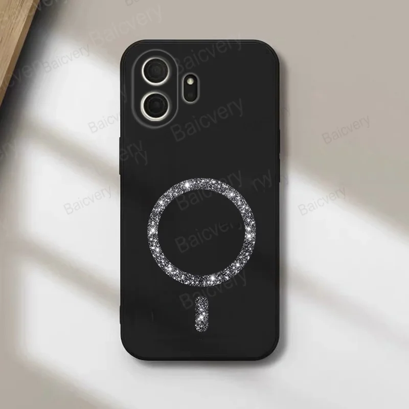 Soft Protective Black Cover with Magnetic Sticker