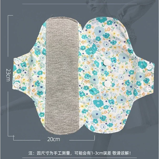 Graphene Cotton Charcoal Sanitary Pads Washable Panty Liner Mama Maternity Menstrual Pad with Charcoal Absorbency Layer menstrual panties