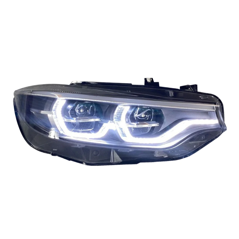 

Front light For F32 F36 F80 F82 4Seires Upgrade M3 M4 LCI Style LED Headlight With Lens Signal Turn High low Beam Car Lamps