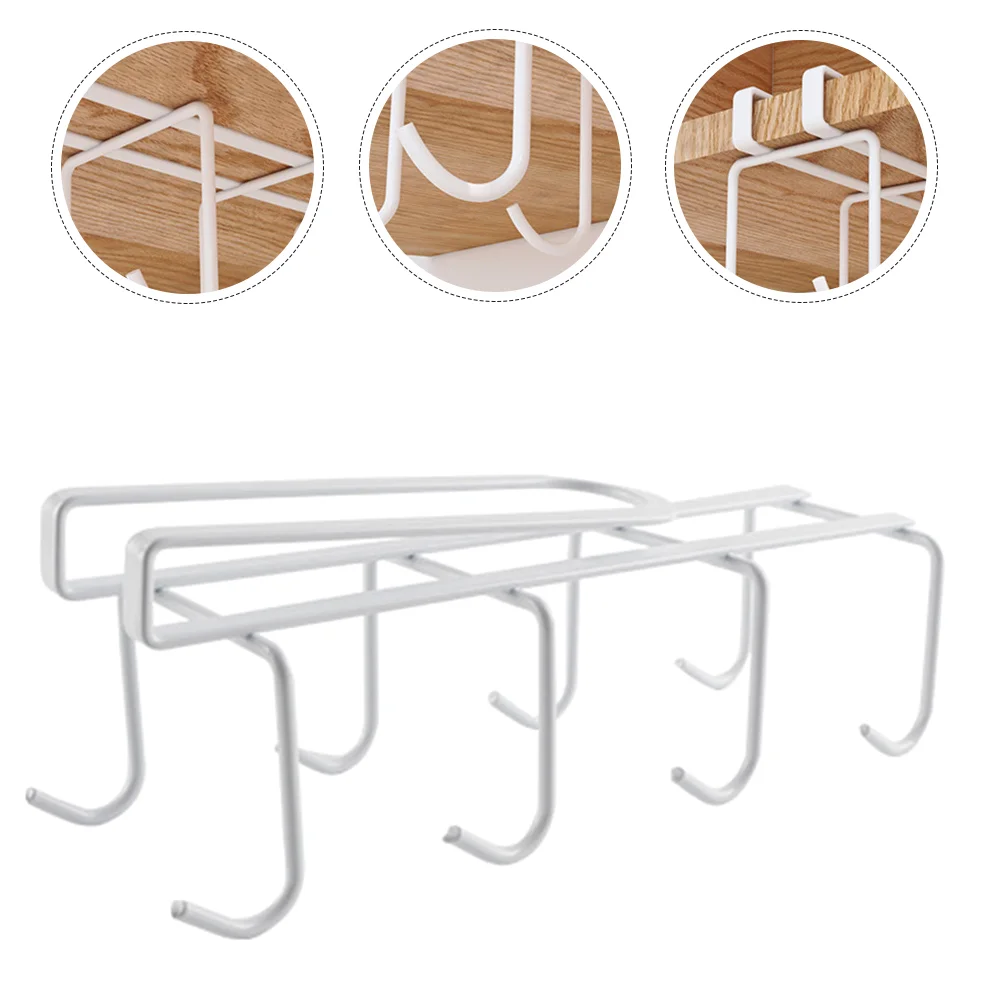

Under Shelf Mug Drying Holder Cup Rack Coffee Cup Mug Holder Tea Coffee Mug Cup Holder