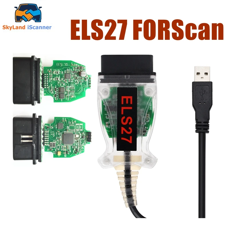 ELS27-FORScan-Scanner-V2-3-8-Support-ELM327-J2534-OBD2-Diagnostic-Cable ...