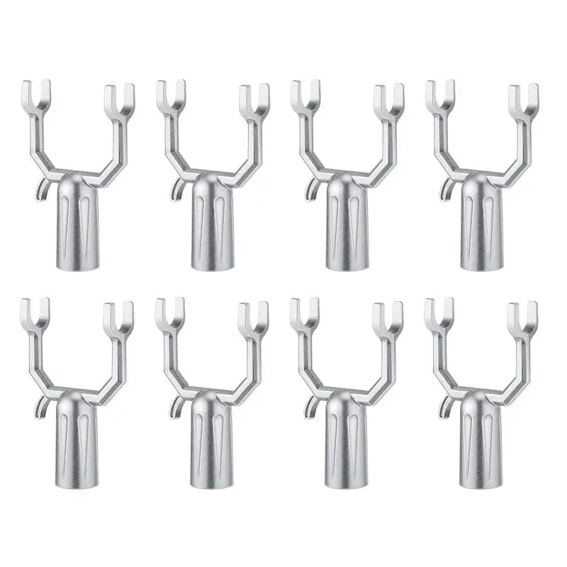 Tree Branch Support Crutch 8pcs Metal Crutch For Branch Leaning Y-Shaped Tree Supporting Tool For Sloping Trees Ornamental