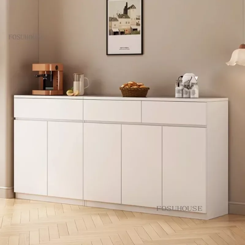 Solid Wood Sideboard Dining Room Kitchen Cabinets with Drawer Minimalist Sideboards Storage Rack Buffet Cabinet K