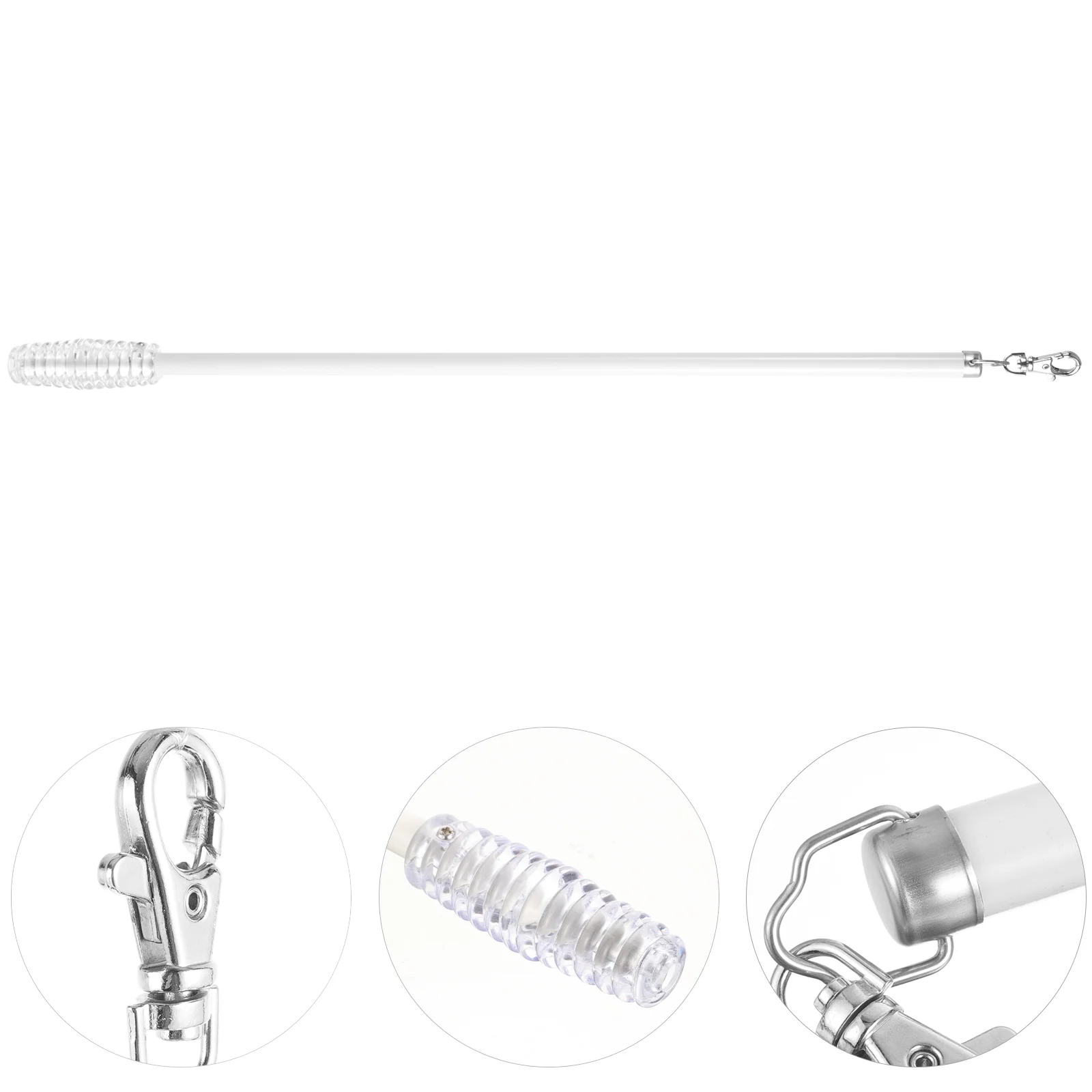 White White Vertical Blind Pull Rod Rod Curtain Pull Wand Versatile Curtain Wand Invisible Drapery Easier Opening